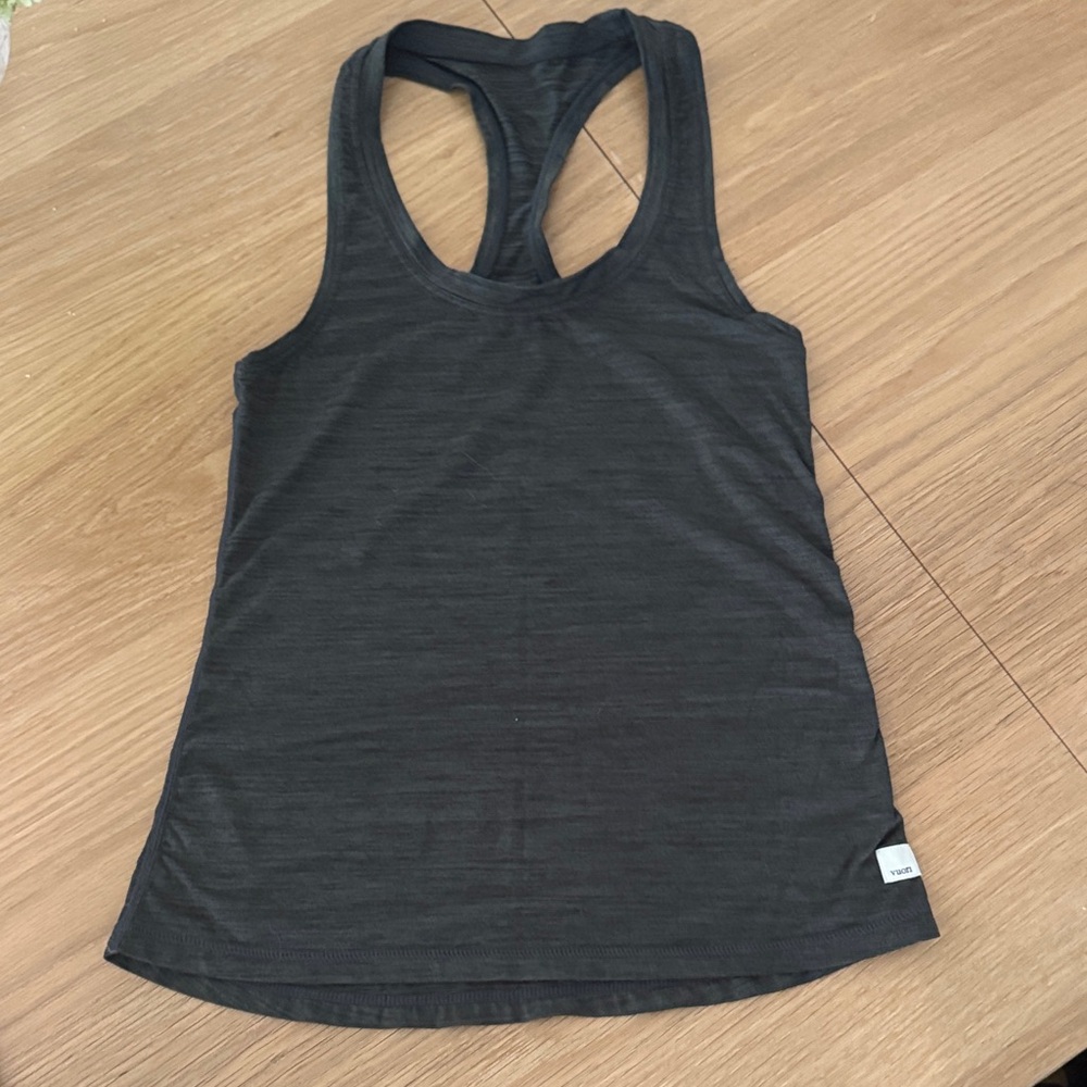 Vuori Charcoal Racerback Tank Top
